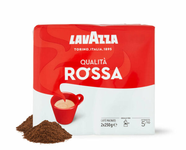 cafe lavazza molido qualità rossa